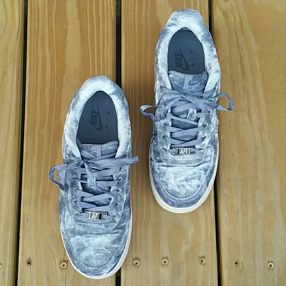 Nike Air Force 1 Dark Sky Blue Velvet